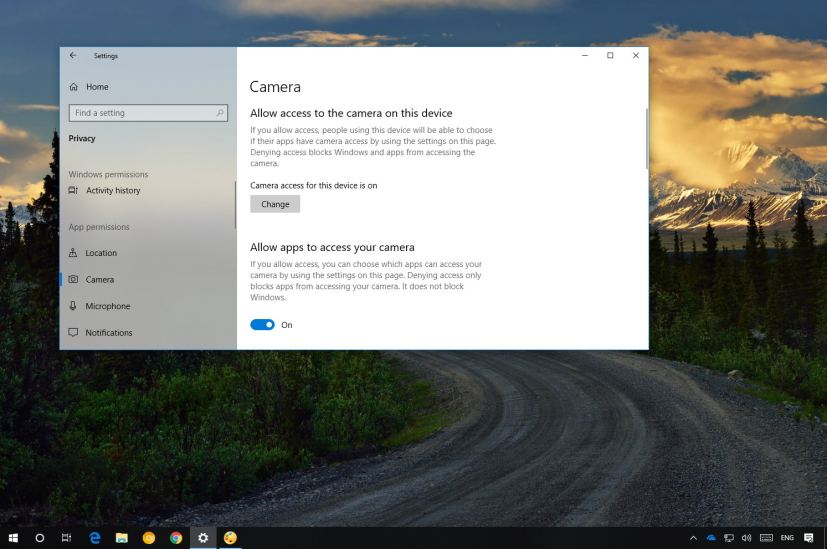 Windows 10 Privacy settings