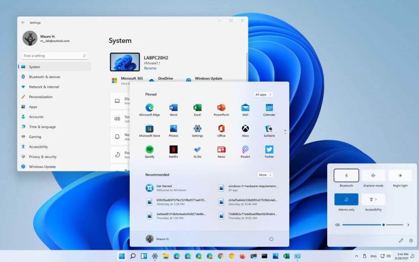 Windows 11 new desktop UI