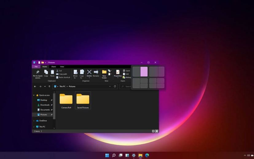 Windows 11 Snap layouts