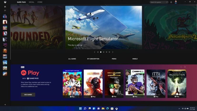 Xbox Game Pass for Windows 11