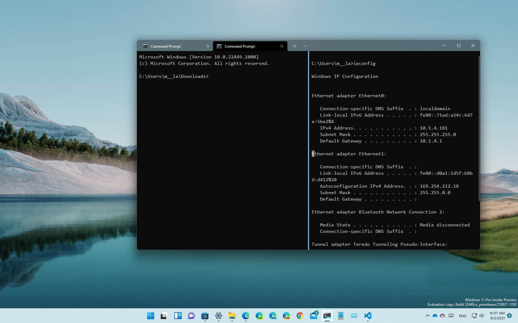 Windows Terminal 1.11