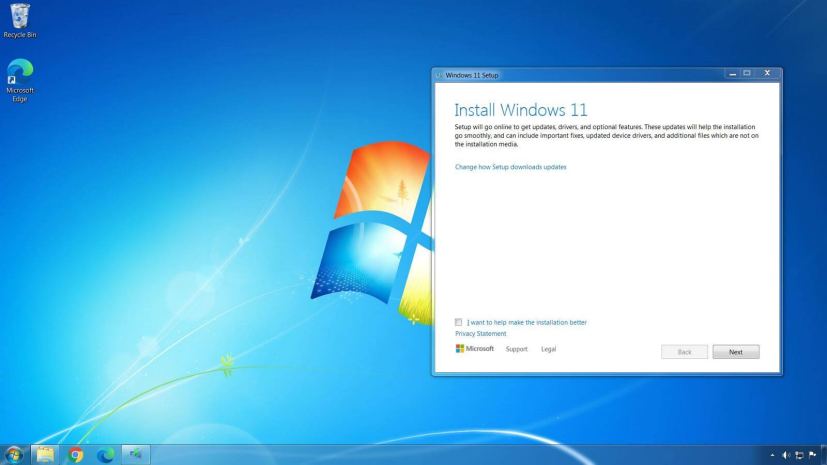 Windows 7 to Windows 11 upgrade