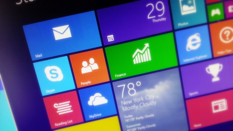 Windows 8.1 Final screenshot of the Start screen