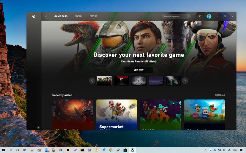 Xbox app for Windows 10