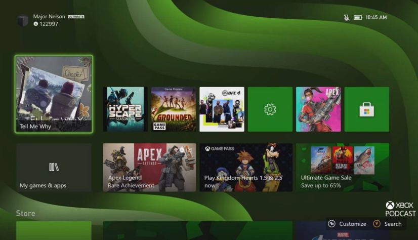 Xbox Dynamic Backgrounds / source: Microsoft