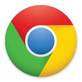 New Google Chrome Logo - Flat icon